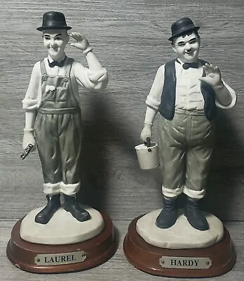 Rare Vintage Limited Edition The Decorators LAUREL AND HARDY Porcelain Figurines • £85.99