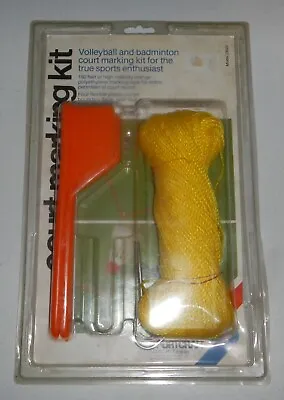 NIP Sportcraft Sport Volleyball Badminton Court Marking Kit Model 23020 • $11.95