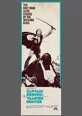 CAPTAIN KRONOS - VAMPIRE HUNTER Hammer HORROR FILM ART PRINT MOVIE POSTER • £14.99