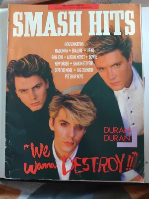 £4.95 • Buy Smash Hits Magazine Dec 1986. Springsteen & Pet Shop Boys Posters. Duran Duran