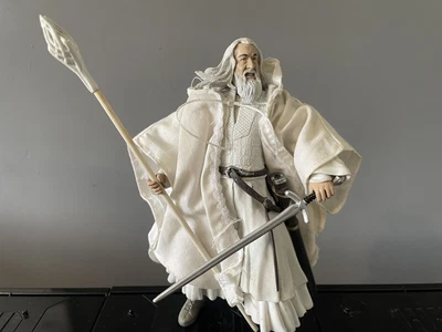 £17.99 • Buy Lord Of The Rings Gandalf The White Soft Cloth Goods Robe 6  Figure Toybiz