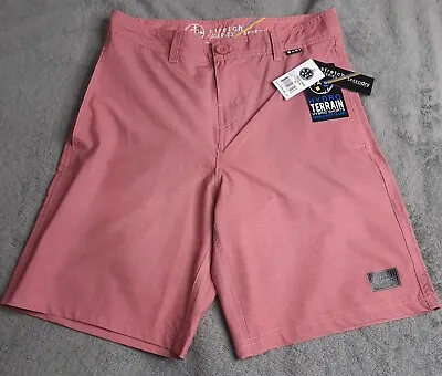 Maui And Sons Shorts Mens Size 30 Board Shorts Coral 4 Way Stretch Swim Trunks • $14.99