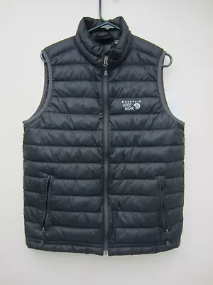 Mountain Hardwear Down Vest 800 Fill Q Shield Mens M Black • $109.99