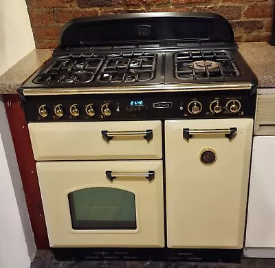 Leisure Range Cooker 90cm Classic In Cream Multi Fuel Gas Hob Gas/Electric Ovens • £200