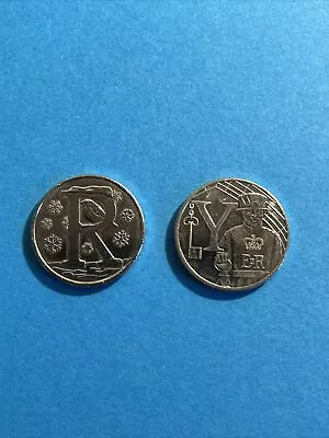 R Robin Y Yeoman 10p Ten Pence Coins From 2018 Circulated Bundle • £10.99