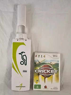 Nintendo Wii Cricket + Kookaburra Cricket Bat & Ball Accessories - Free Postage • $40