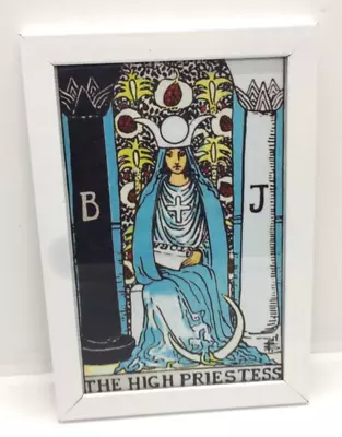 The High Priestess Tarot Card Framed 17cms • $19.82