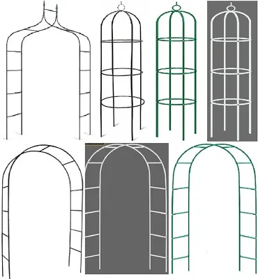 £13.95 • Buy Garden Arch Obelisk Archway Arbour Plant Climbing Support Trellis Arched Frame