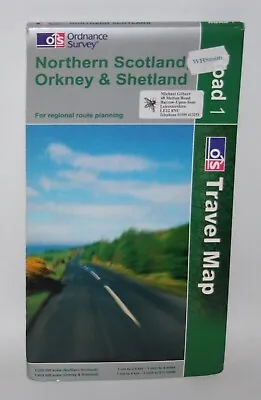£3.99 • Buy Ordnance Survey Road Travel Map - Northern Scotland, Orkney & Shetland - 2005