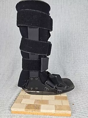 BREG Walking Boot Medical High Top Ankle Surgery Brace Flat Form  (S) Small • $18