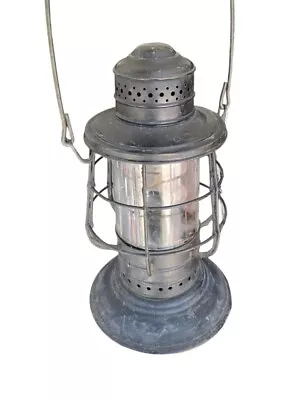 Brass Universal Metal Spinning & Stamping Co. N.Y. Marine / Navy Lantern WWI • $89.99