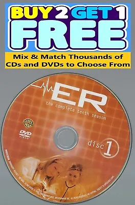 ER (DVD) E.R. Tenth Season 10 Disc 1 Replacement Disc U.S. Issue Great Shape! • $4.99