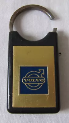 Vintage Volvo Plastic & Metal Badge Emblem Keyring Key Fob 55mm Tall Lansa • $4.92