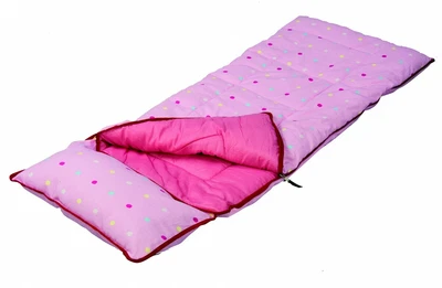 £31.99 • Buy SunnCamp Pink Dotty Childs / Kids Sleeping Bag With Built In Pillow