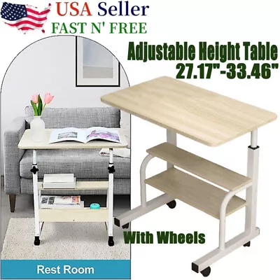 Mobile Adjustable Notebook Computer Desk Laptop Stand Small PC Table Home Office • $49.99