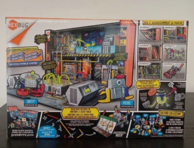 $44 • Buy NEW HEXBUG JUNKBOTS Factory Habitat Rev’s Secret Headquarters Surprise Playset