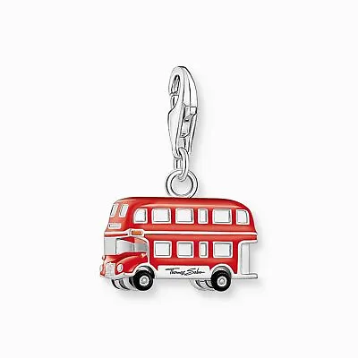 THOMAS SABO Charm Pendant London Bus 925 Sterling Silver 2119-007-10 • £68.77