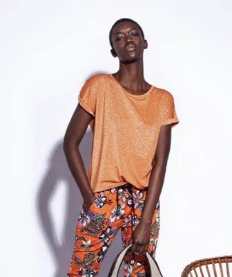 $10 • Buy Funky Staff Lola Tee - Mango - Size M (12) - Bnwt