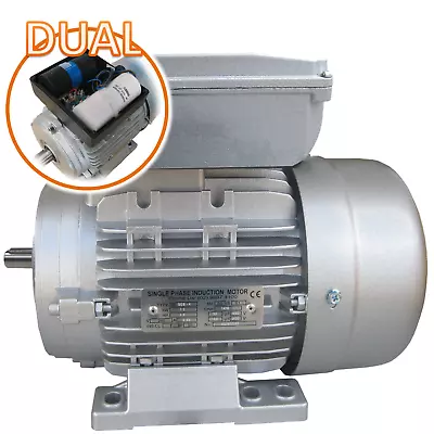 Single Phase 1Ph 0.75kW 1HP 1400rpm 4 Pole Electric Motor • $189.91