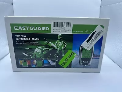 Easyguard Two Way Motorcycle Alarm Fits 90% DC12V Motorcycles 24 Hrs Monitor • $49.99
