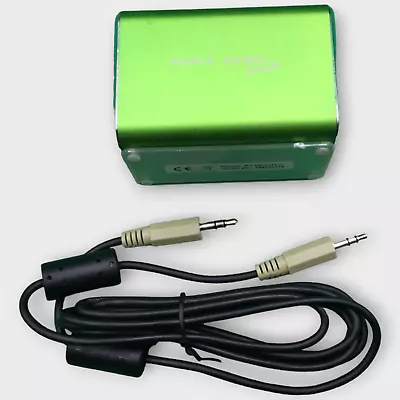 Music Angel Friendz JH-MD04E2 Portable AUX MicroUSB Speaker Green Used • £22.79