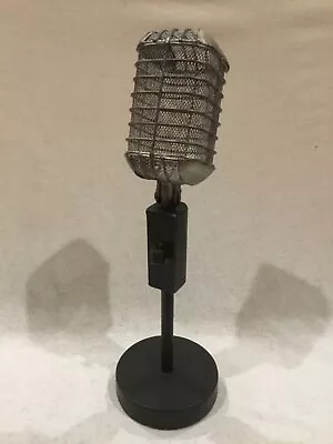 Classic Retro Style Microphone Prop Fake Vintage Microphone Prop Model W Stand • $13.99