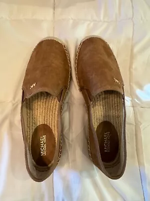 Michael Kors Caramel Suede Slip On Espadrilles Size 7 • $50