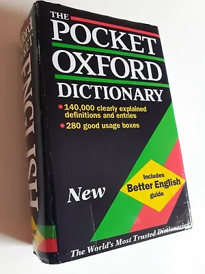 £5.20 • Buy The Pocket Oxford Dictionary, 1996, HB, DJ