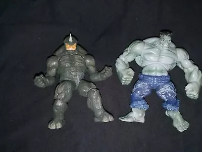  Marvel Universe Grey Hulk & Rhino 3.75  Hasbro Lot Of 2 • $25