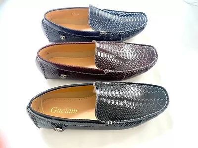Mens Italian Loafers Moccasin Driving Casual Party Italian Slip On Shoes 6 - 11 • £20.99