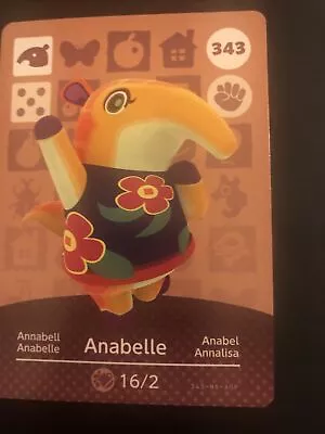 Animal Crossing Amiibo Cards Annabelle 343 • $5