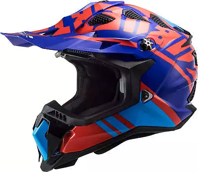 LS2 Subverter EVO MX Motocross Helmet Gammax Gloss Red/Blue 3XL • $229.98