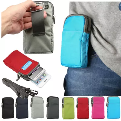 Waist Belt Bum Bag Sport Travelling Mobile Phone Case Cover Purse Pouch W/ Strap • $10.82