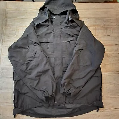 5.11 Tactical Series Jacket Mens XL 3-in-1 Parka Black • $79.95