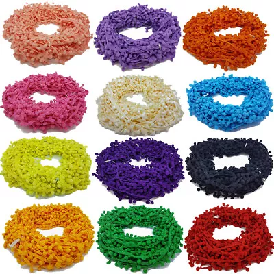 £6.83 • Buy 5 Metres Pom Pom Trim Trimming Sewing Craft Per Metre 10mm Bobble Fringe Pompom
