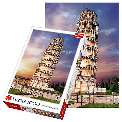 £7.64 • Buy Trefl 1000 Piece Adult Large Leaning Tower Of Pisa Rome Italy Jigsaw Puzzle NEW