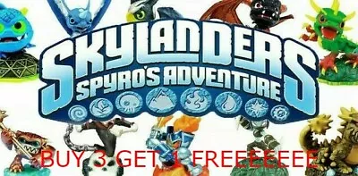  Skylanders Spyro's Adventure Characters Buy 3 Get 1 FAST SHIPPING  • $8.49