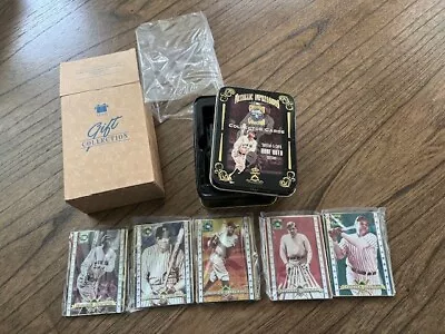 Avon 1995 Gift Collection Babe Ruth Collector Cards In Decorative Tin-set Of 5 • $12