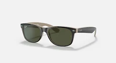 Ray Ban New Wayfarer Color Mix 52 Mm Green Classic G-15 Sunglasses RB2132 875 52 • $102.14