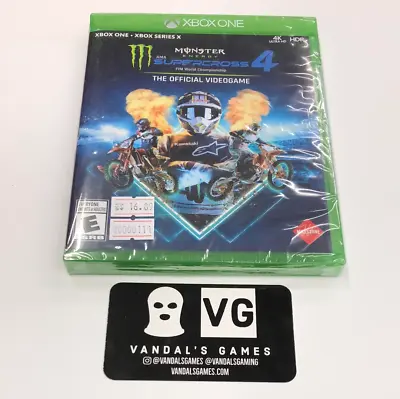 Xbox One - Monster Energy Supercross 4 Microsoft Xbox Series X Brand New #111 • $7.89