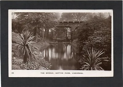 £1.99 • Buy LIVERPOOL -The Bridge, Sefton Park, Lancashire, England. RPPC By Dale. P/u 1911.