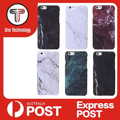$5 • Buy  Shockproof Rubber Soft Gel TPU Marble Texture Case Cover For IPhone 6 6s 7 Plus