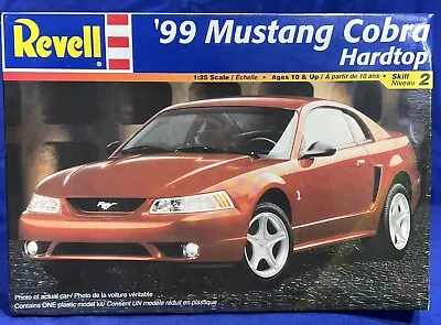 Revell Monogram '99 Mustang Cobra Hardtop 1:25 Model Kit 85-2435 NEW IN PLASTIC • $19.95