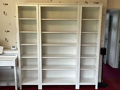 White Ikea Hemnes Bookshelves • £25