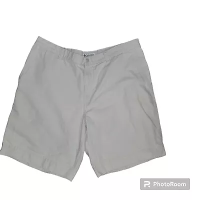 Columbia Men's Size 40W Tan Color Hiking Shorts  #AM4194 Lots Of Pockets • $15.94