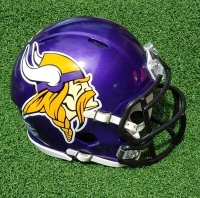 Minnesota Vikings Huge Logo Concept Football Mini Helmet • $51