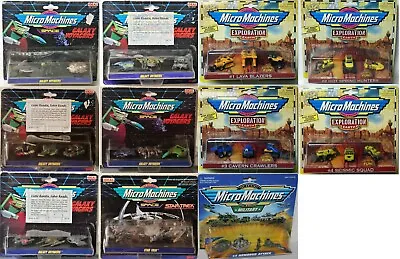 Micro Machines Vintage Select: Earth ExploraionSpace-Galaxy VoyagersMilitary • $13.06