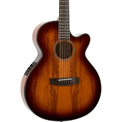 Mitchell MX430 Spalted Maple Acoustic-Electric Guitar Whiskey Burst • $479.99