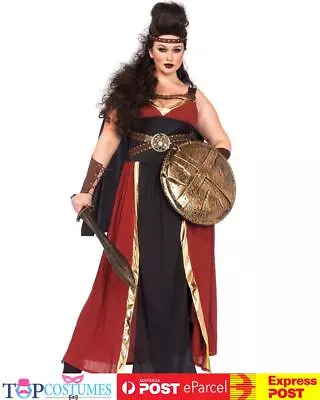 Regal Warrior Xena Roman Greek Gladiator Womens Fancy Dress Plus Costume • $95.81