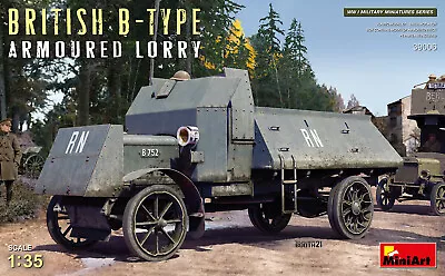 MiniArt 1/35 British B-Type Armoured Lorry Vehicle Kits • $52.24